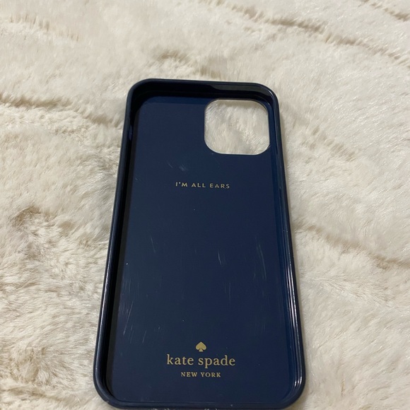 Kate Spade Navy and Red Floral Phone Case - Picture 2 of 2